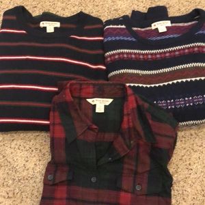 Brooks Brothers Sweaters and Long Sleeved Flannel